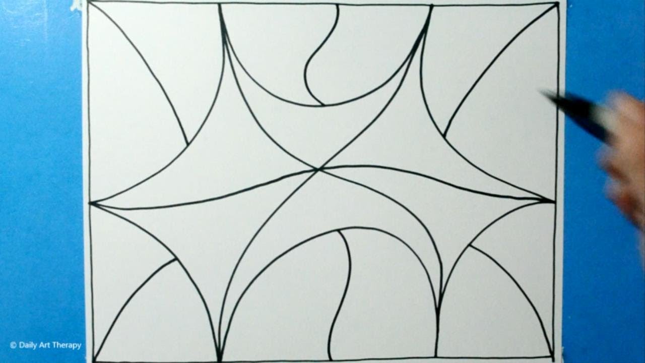 Daily Line Illusion #156 / Funtastic 3D Pattern / Satisfying Spiral Drawing / Art Therapy