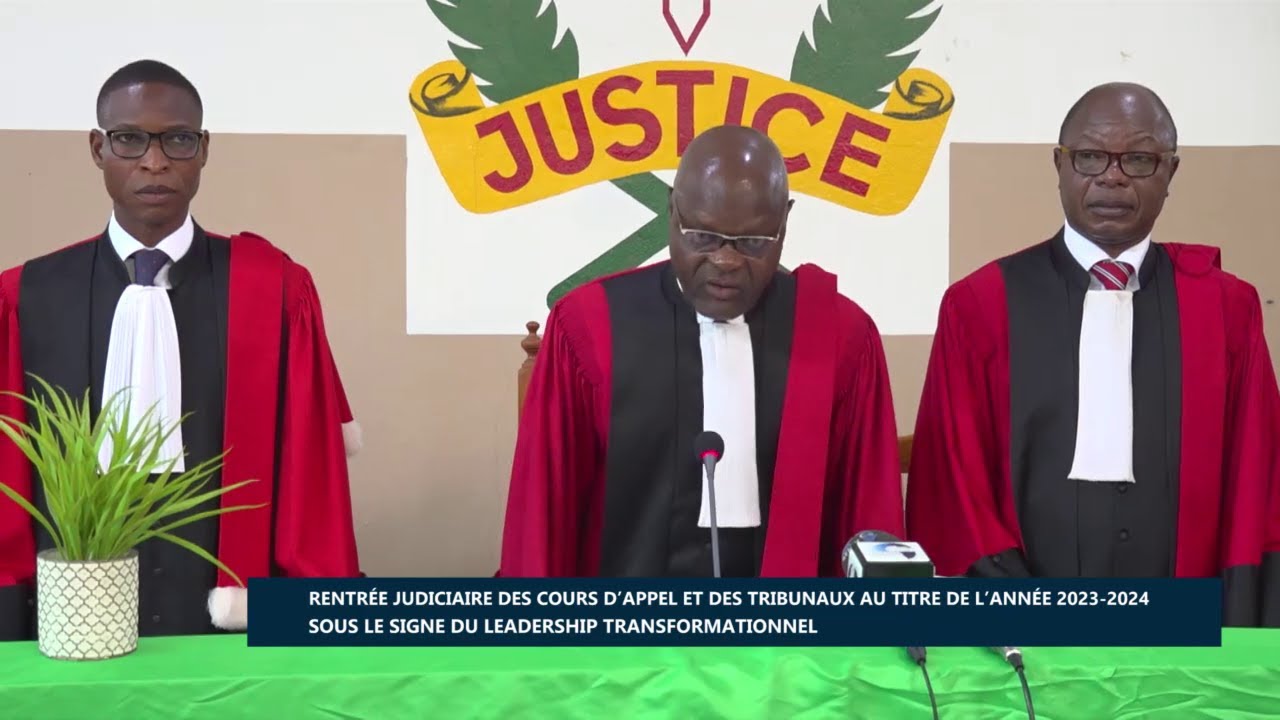 Rentrée judiciaire des Cours d’Appel et des Tribunaux au titre de l’année 2023-2024