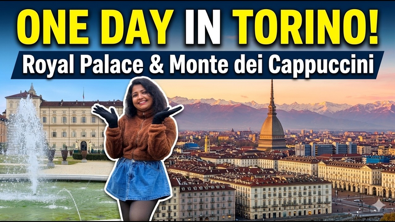 First Capital of Unified Italy - Turin/Torino ||One day trip || Royal Palace || Monte dei Cappuccini