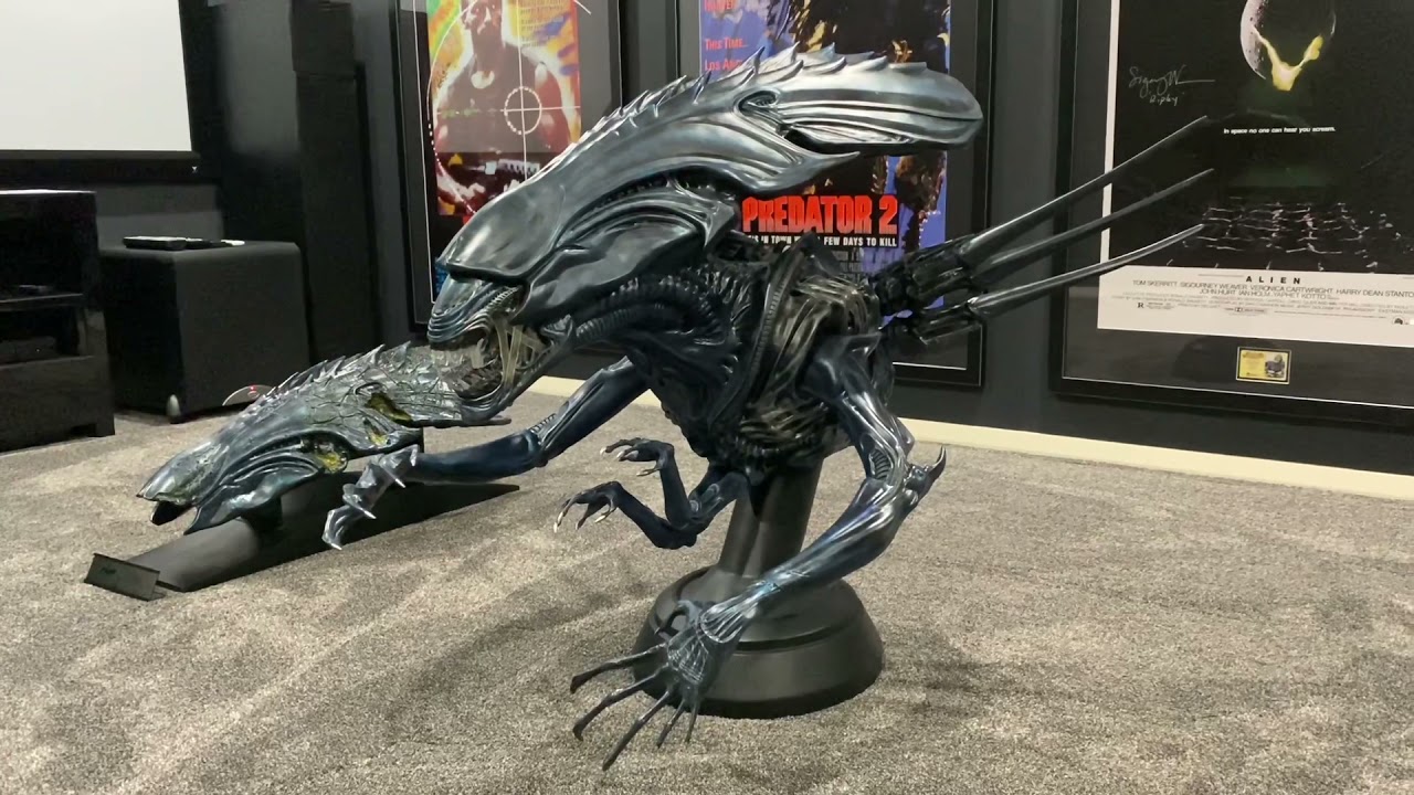 Coolprops AVP Alien Queen 1/3 Scale Deluxe Bust Unboxing and Review