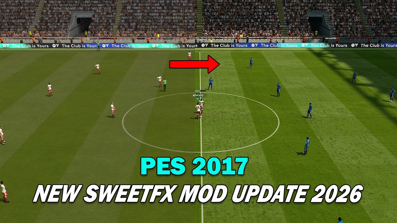 😱 PES 2017 NOWA AKTUALIZACJA MODU SWEETFX 2026