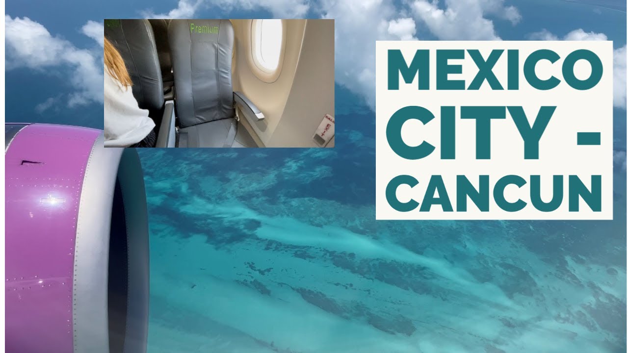TRIP REPORT | Volaris Premium Seat | Mexico City - Cancun | Airbus A321 (4K UHD)