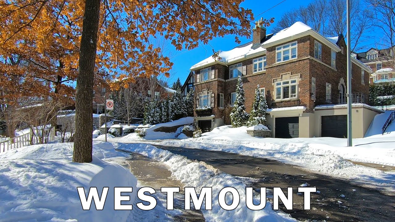 Walking in Westmount, Winter 2022