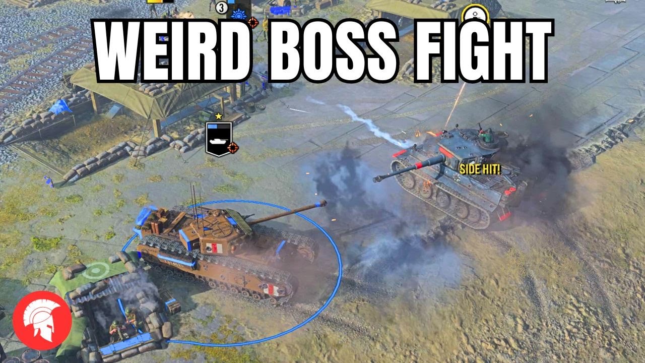 Churchill Black Prince VS Tiger | COH3 | British Forces | 2vs2 | No Commentary