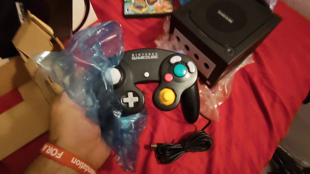 unboxing mario party 7 gamecube. plus donkey kong konga.