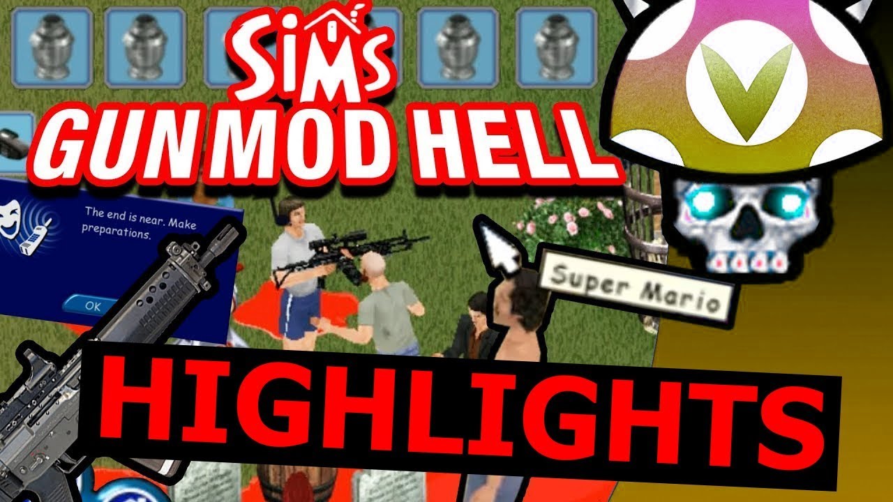 [Vinesauce] Joel - Sims 1: Gun Mod Hell HIGHLIGHTS