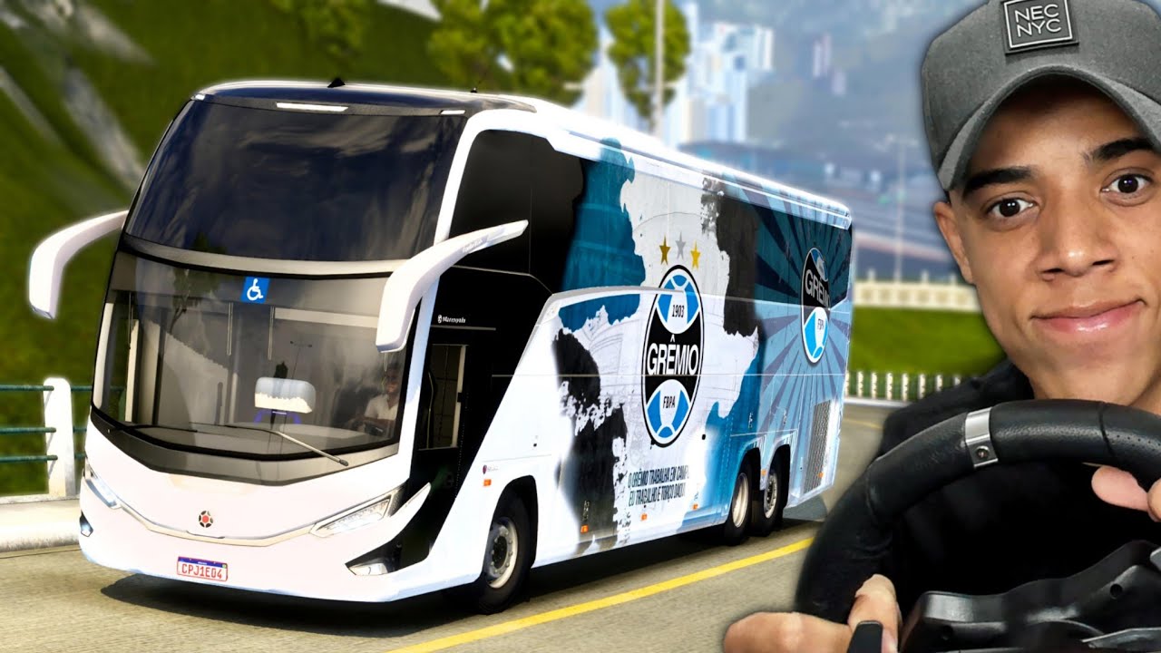 VIAGEM PARA O RIO DE JANEIRO com ÔNIBUS DO GRÊMIO! - EURO TRUCK SIMULATOR 2