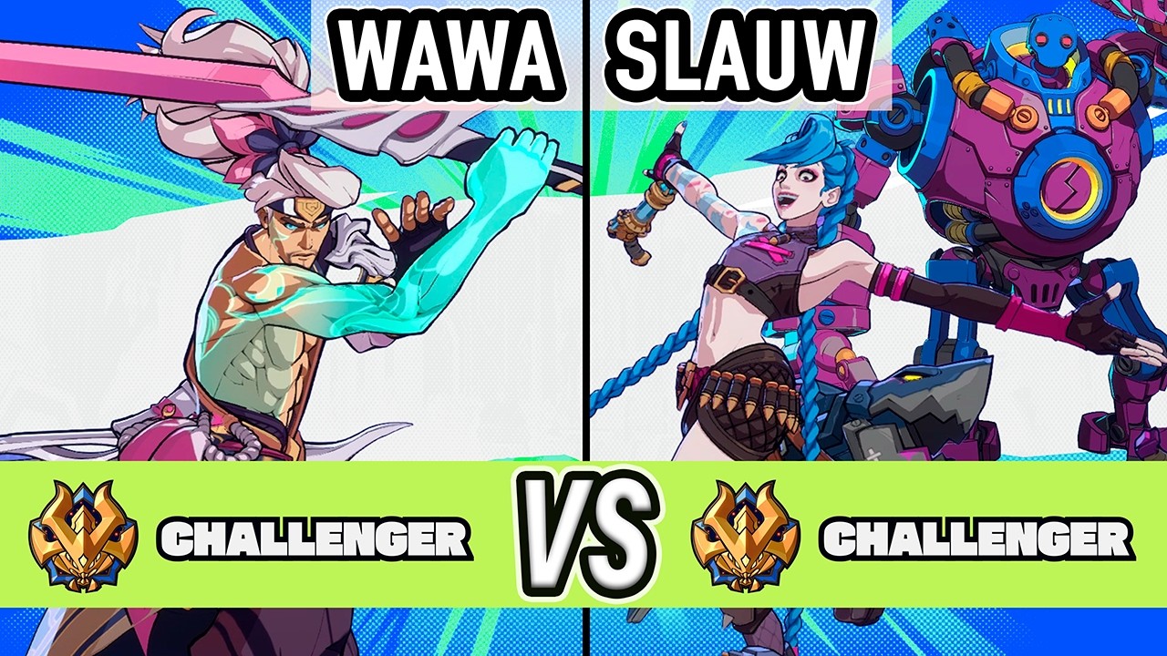 2XKO ▰ Wawa (Yasuo) vs Slauw (Jinx / Blitzcrank) ▰ High Level Gameplay