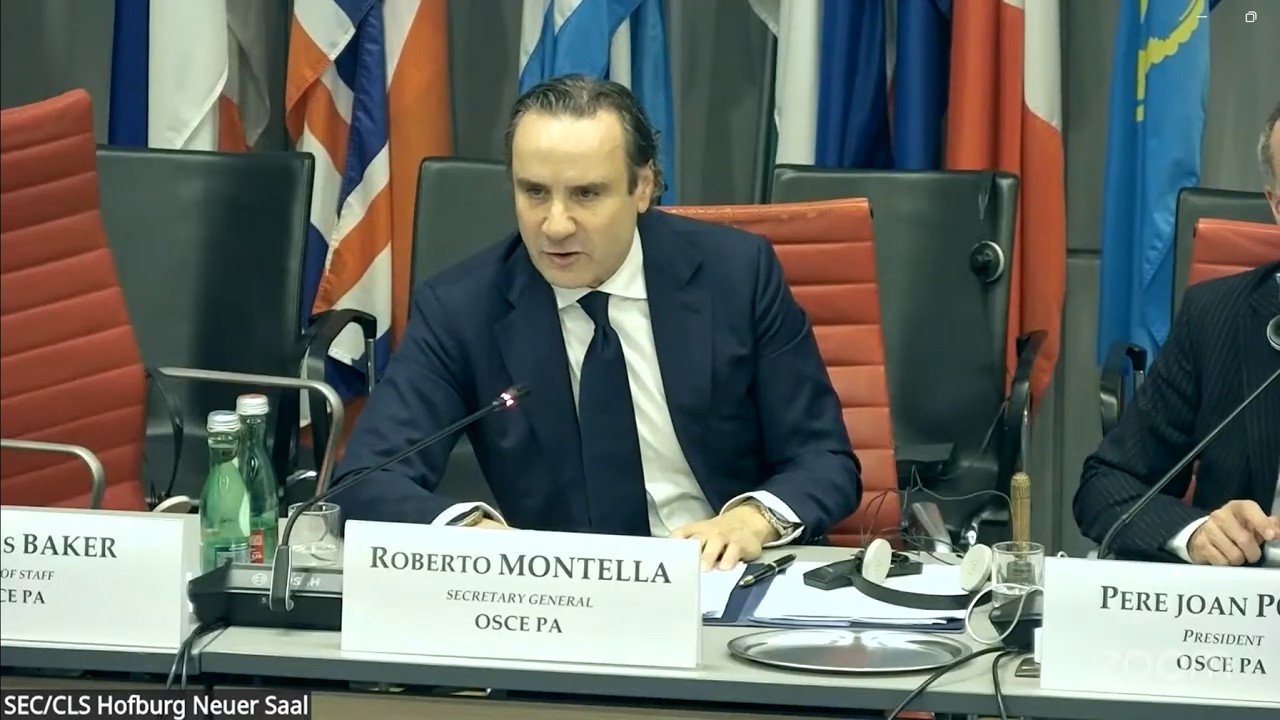 OSCE PA 25th Winter Meeting, Secretary General Roberto Montella Report Q&A, 20 February 2026