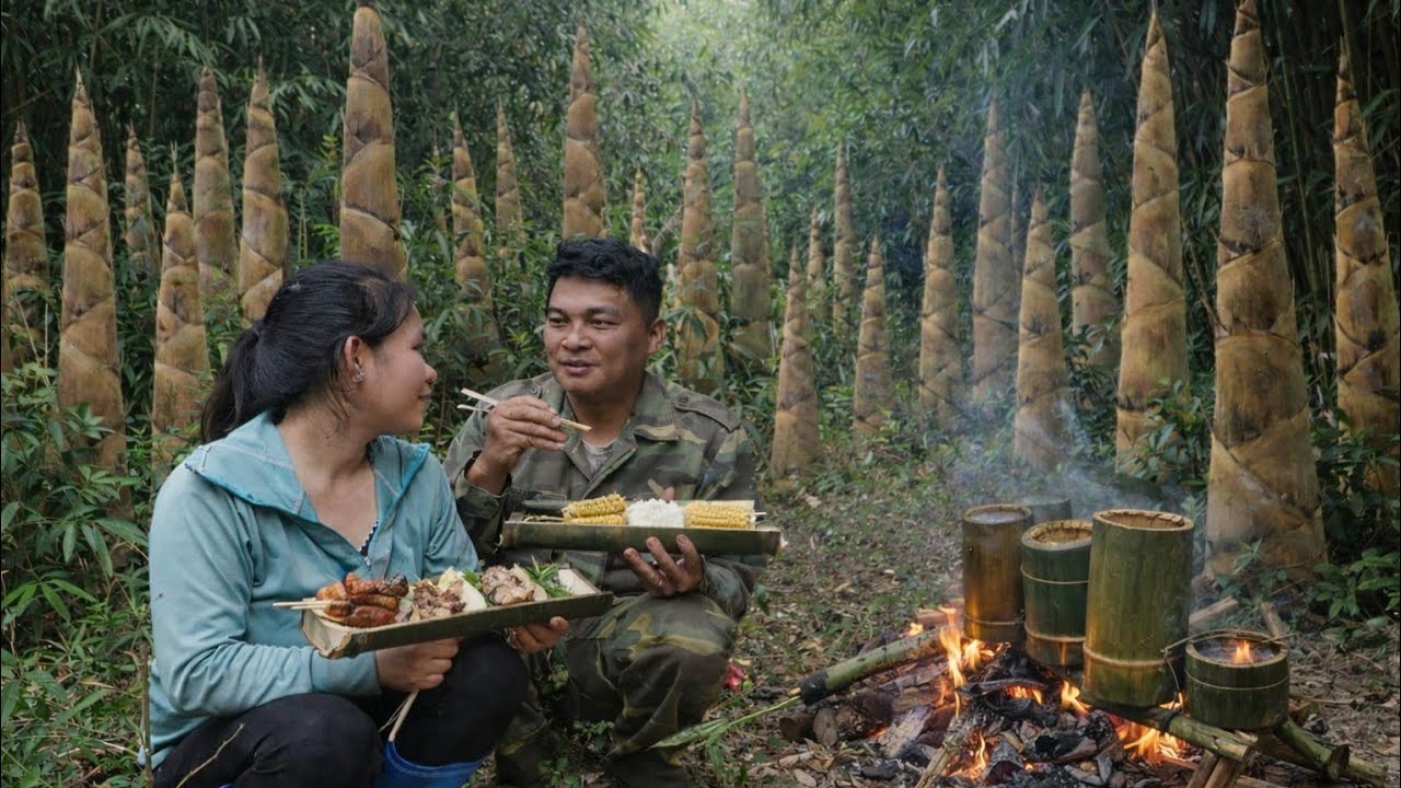 A trip full of surprises: Hung and Hoai Ca explore the forest in a way no one could have predicted.