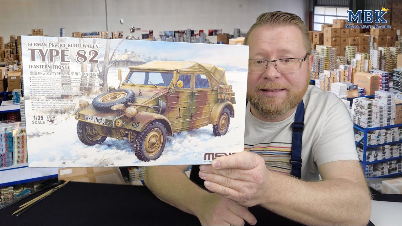 MBK packt aus #1132 - 1:35 German Pkw K1 Kübelwagen Type 82 (Eastern Front) (Meng Model VS-016)