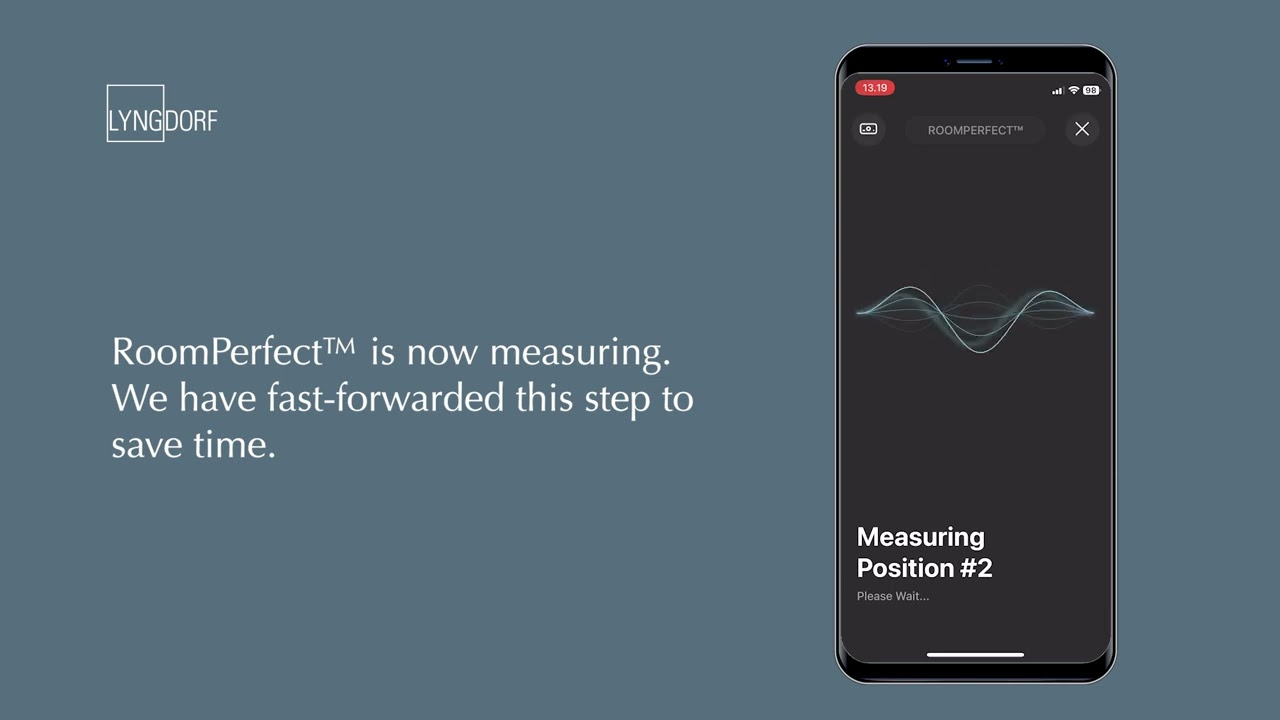 Perform a RoomPerfect calibration