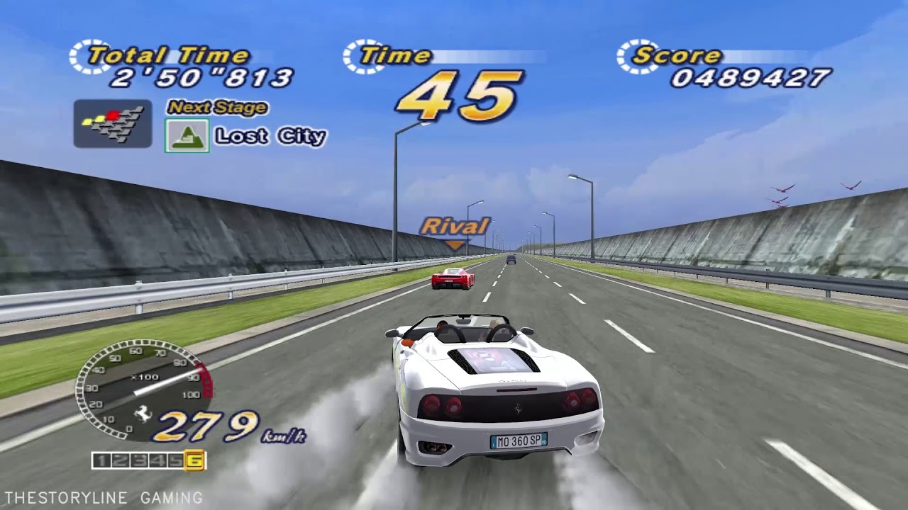 Outrun 2 SP - Outrun Mode - Easy - Ferrari 360 Spider