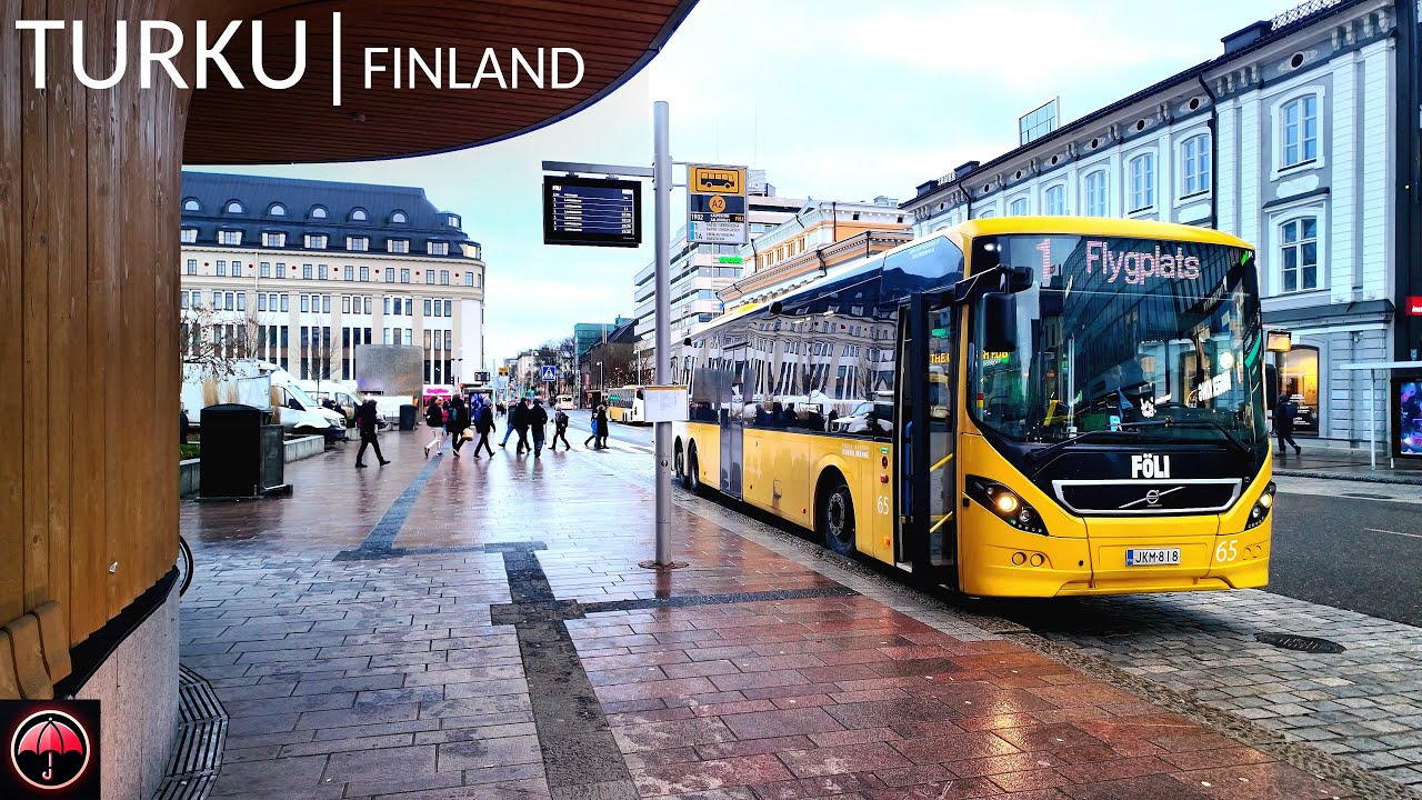 Christmas is Near! - Walking in Turku, Finland - December 2025