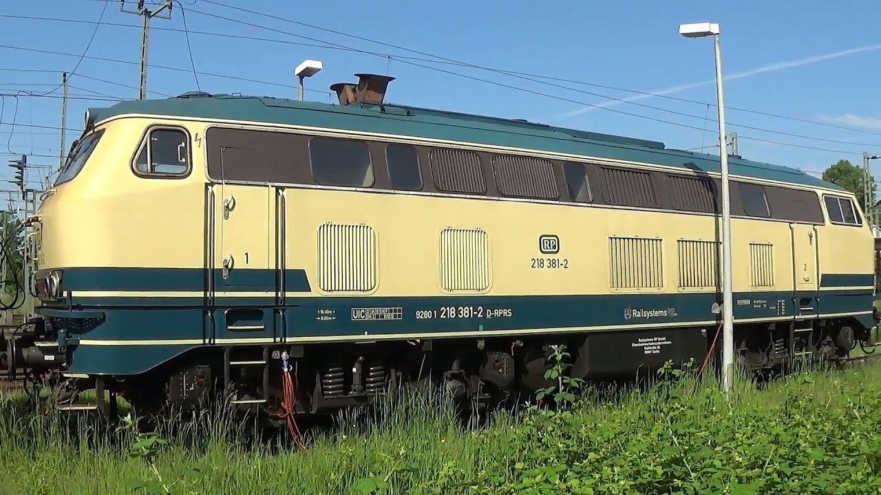 Baureihe 218  gemischtes Doppel / Doppeltraktion BR 218