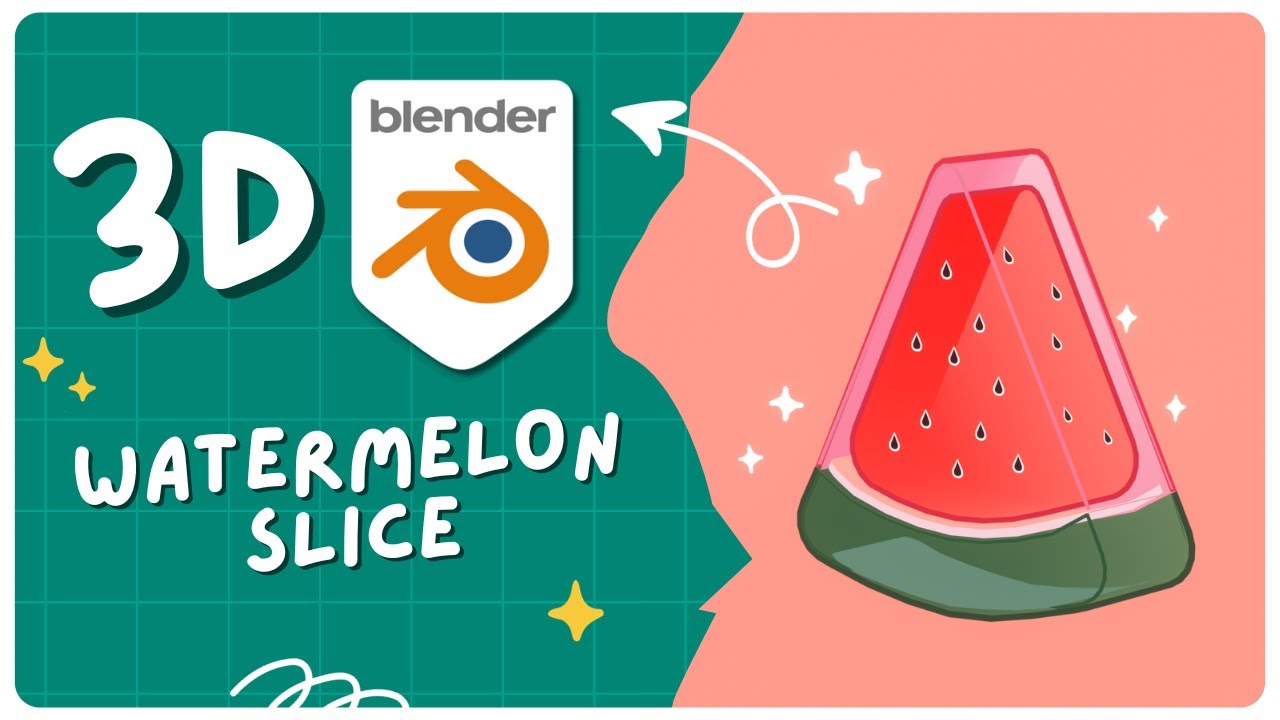 Watermelon Slice | 3D Blender Art Breakdown #1