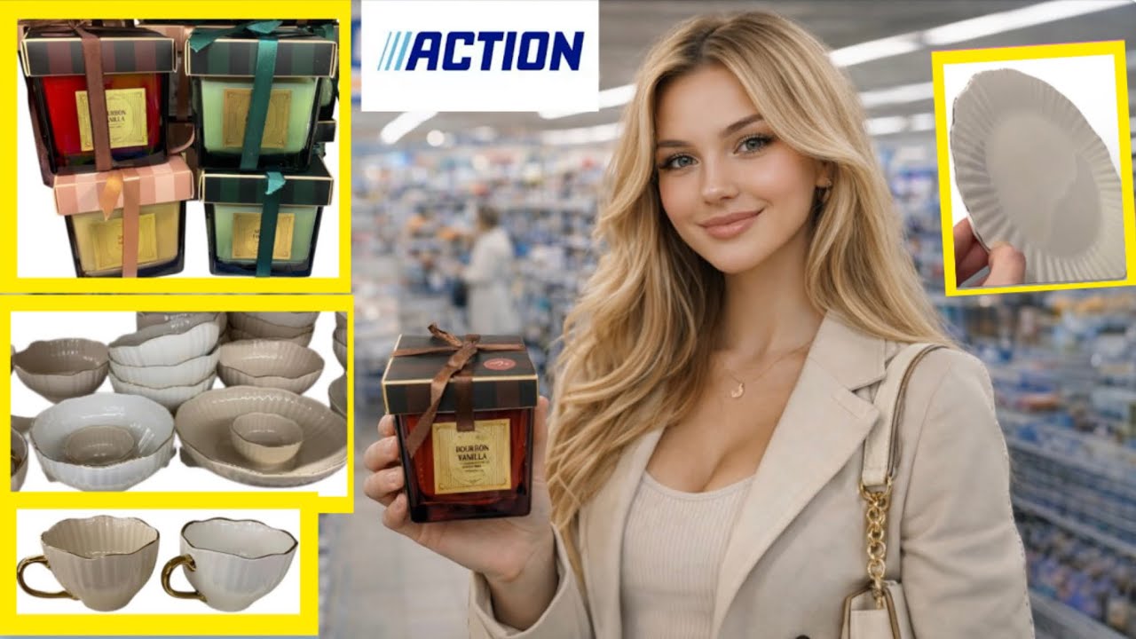 ✨ Le nouveau 🏃‍♀️‍➡️🤯chic à petits prix chez Action 🇫🇷 🤍🍽️ 26/12/2025