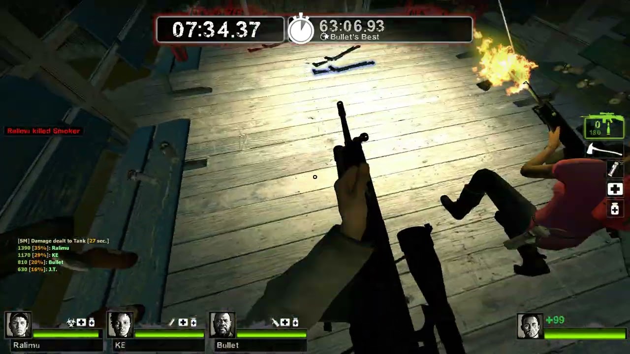 LEFT 4 DEAD 2 SURVIVAL SWAMP FEVER GATOR VILLAGE  104.12.17
