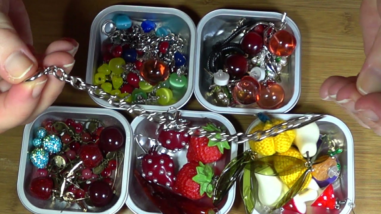 Обзор бижутерии в виде фруктов 🍓🍓🍒🍒🍎🍎🍎🍐🍐🍐 с ❤️ #AliExpress ❤️ часть 2