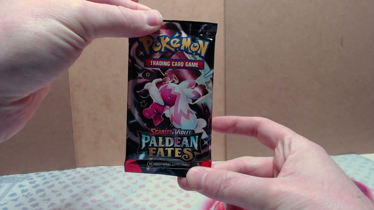ASMR Pokemon Paldean Fates Opening 8