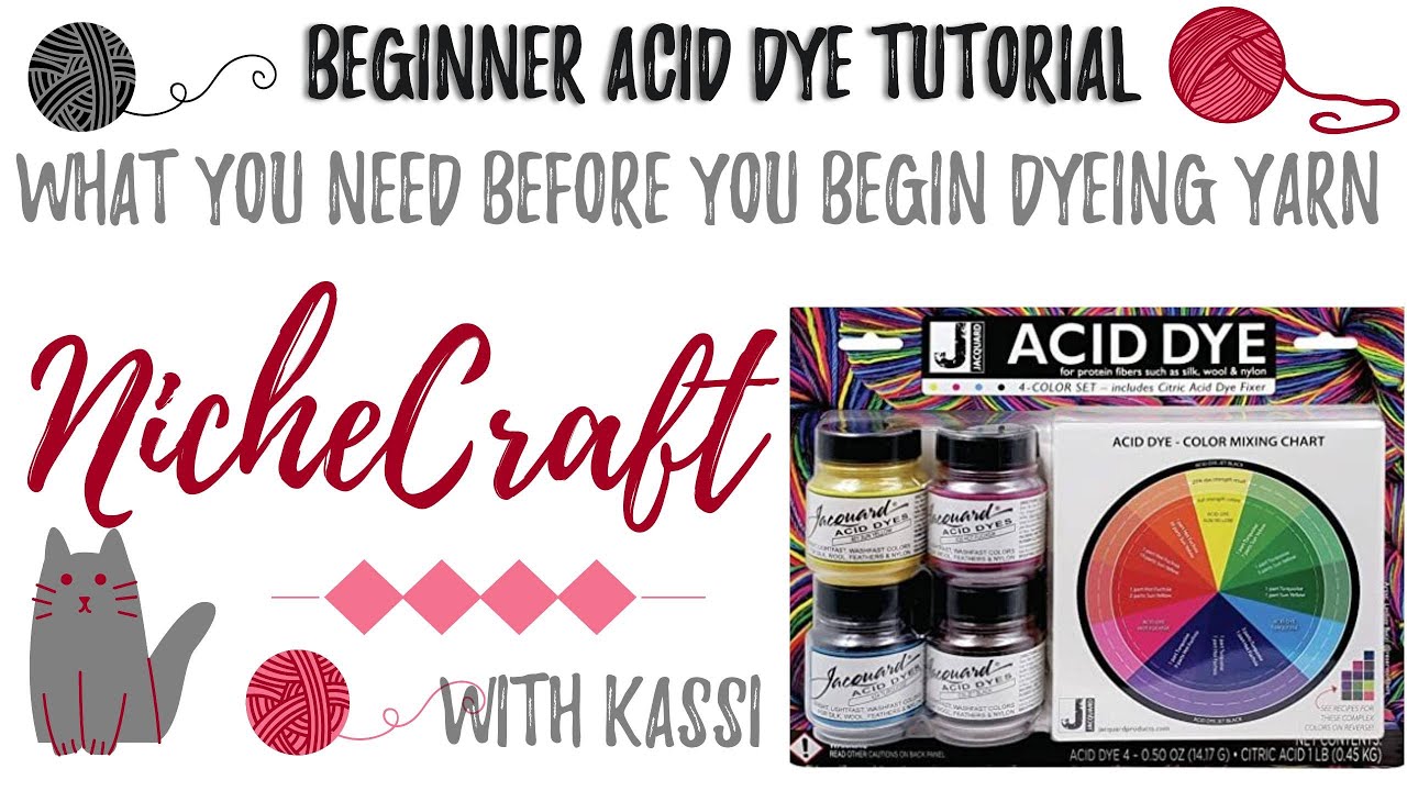 What you Need Before you Begin Working with Acid Dye | 🎨 Beginner Acid Dye Tutorial| NicheCraft