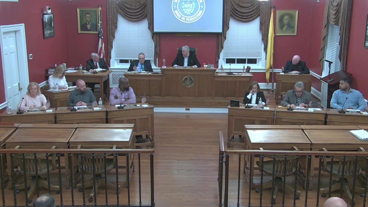 Bristol Borough, PA - Council Meeting - Live Stream - 2/9/26 @ 7pm