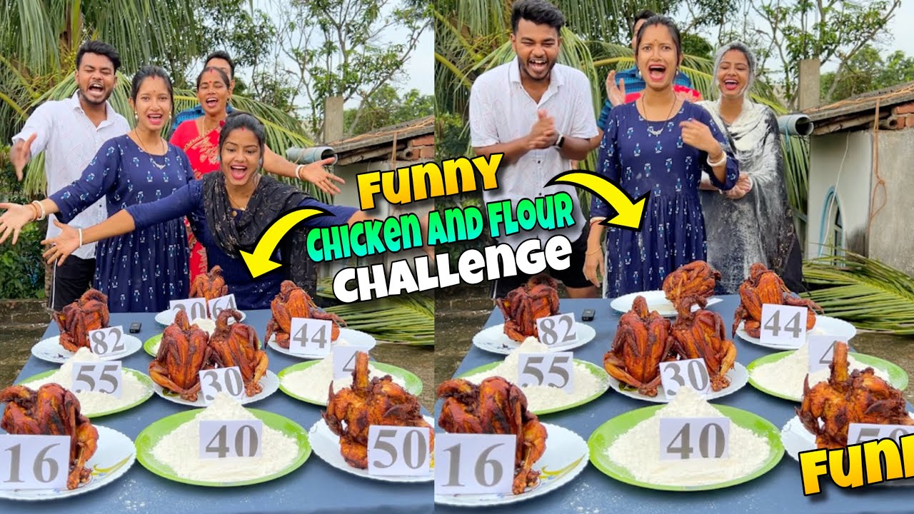 Numbers Guess Chicken Roast Game Funny Challenge With Family