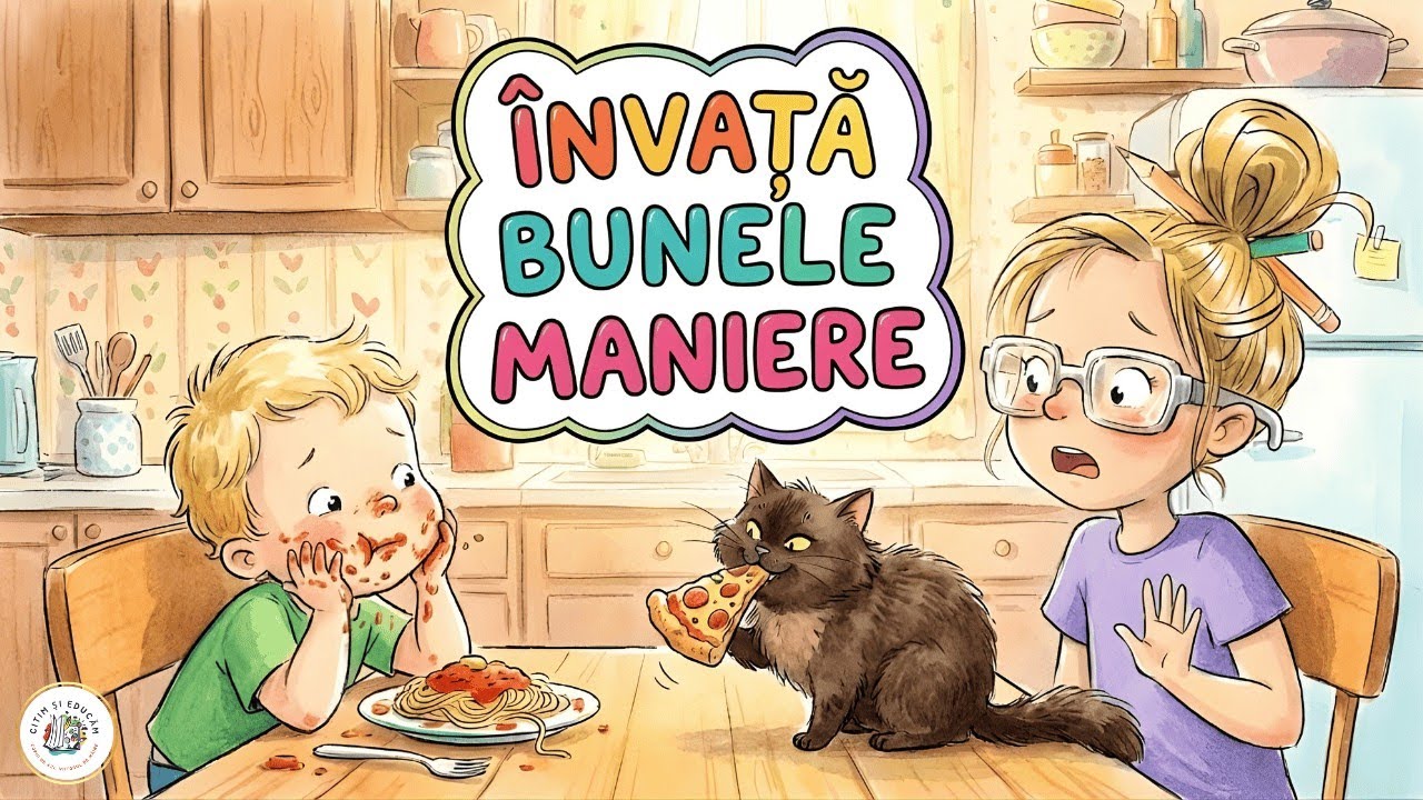 Învață Bunele Maniere cu Ema și Eric: Povești Educative pentru Copii (Te Rog și Mulțumesc)