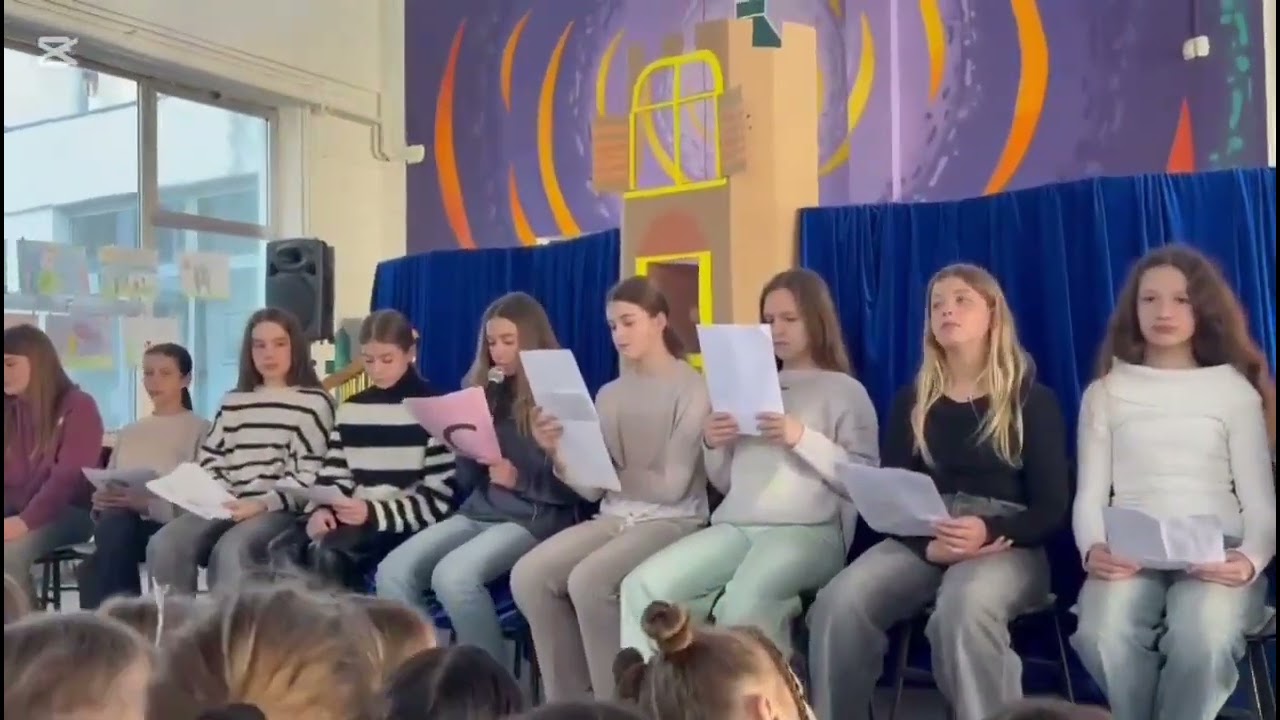 Mala vila, čitaju učenice 6 a, crteži učenici 7 a, snimatelj Marko Kirsh, 6 a