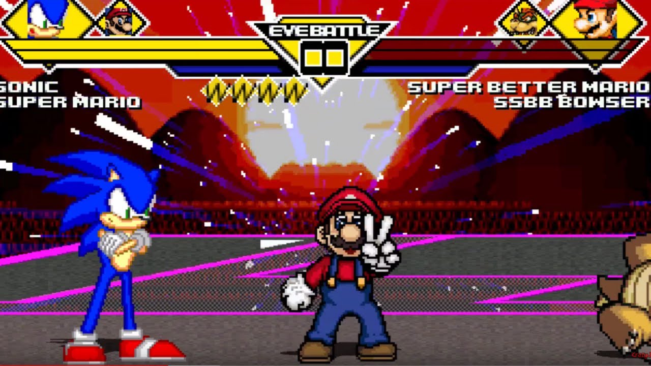 Sonic and Super Mario Survival M.U.G.E.N