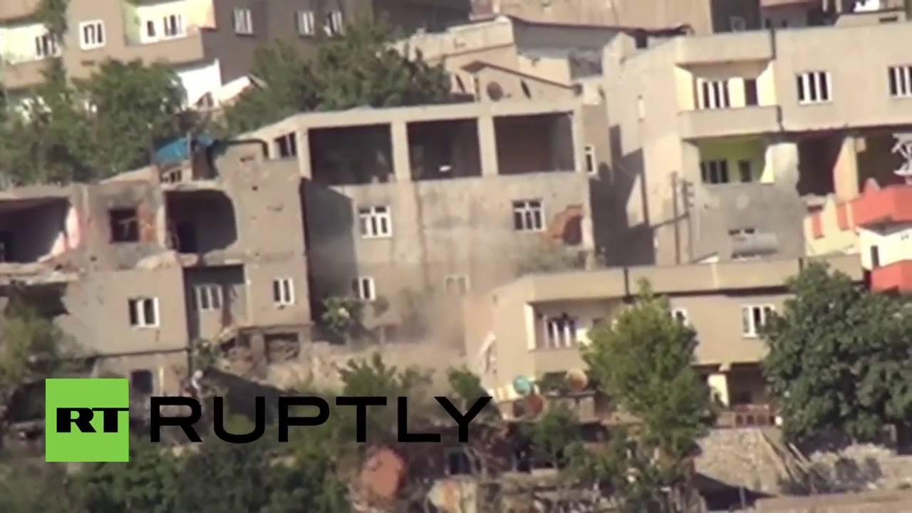 The Anti-Terror Operation in Turkey: Sirnak burns after an attack by Turkish