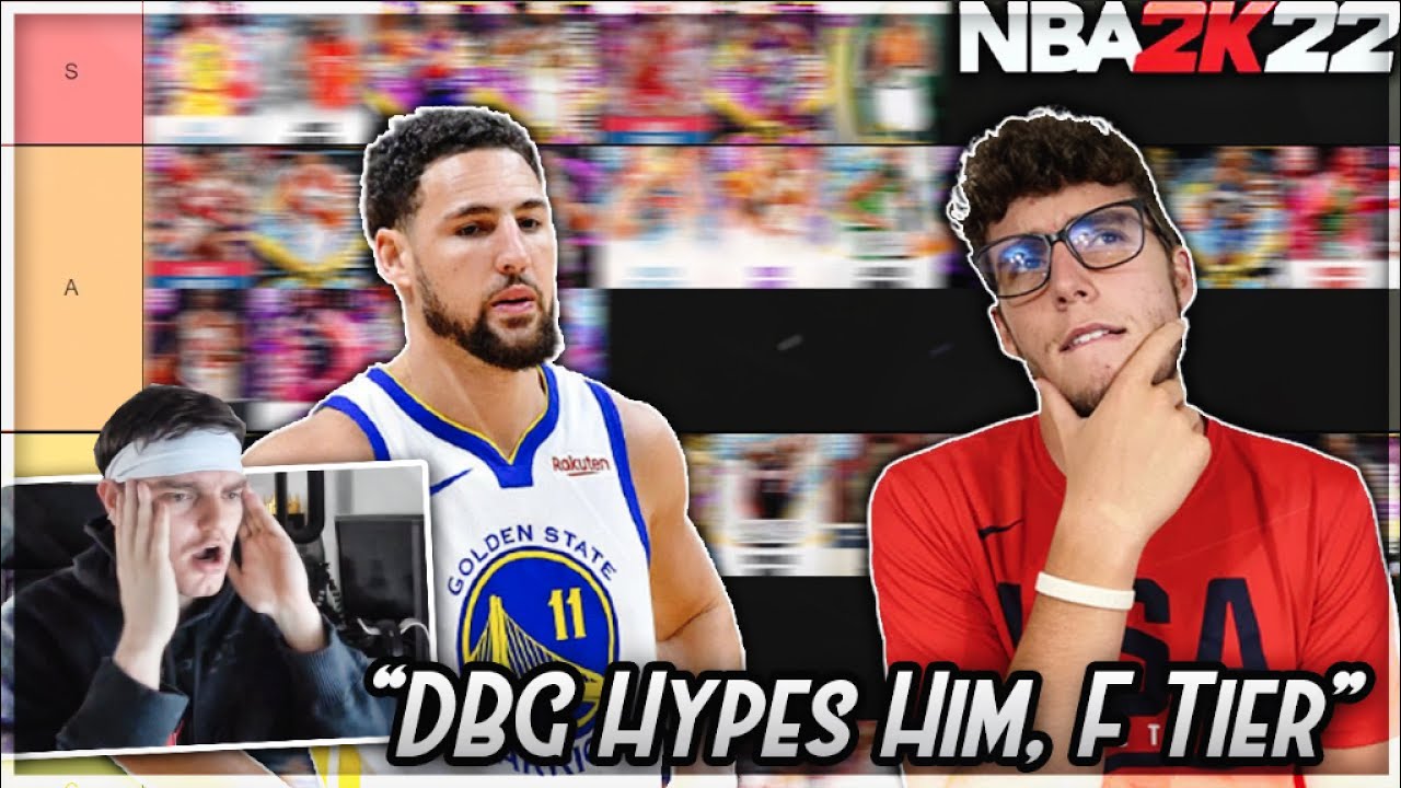 DBG REACTS TO TYDEBO'S BEST SG TIER LIST IN NBA 2K22 MyTEAM!! (December)