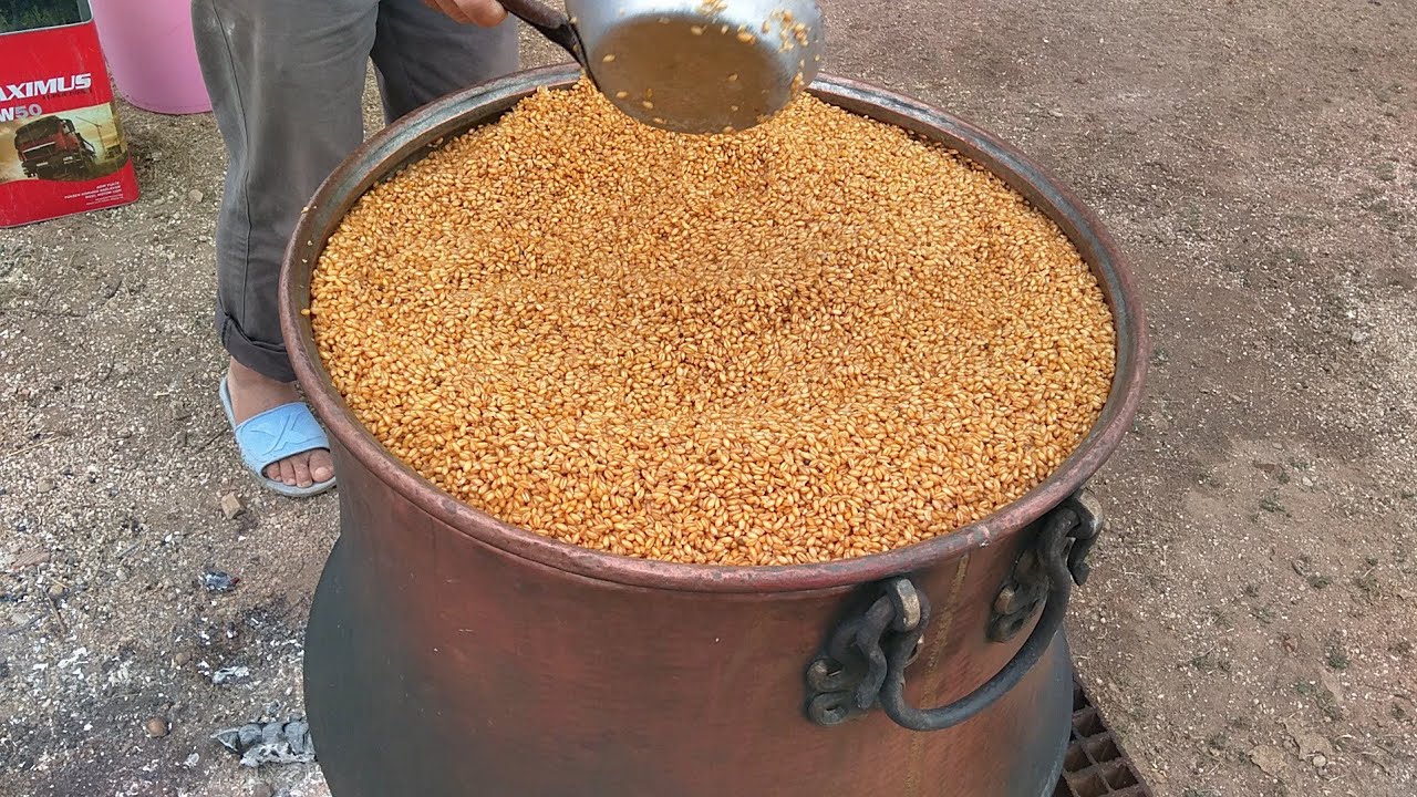 EV YAPIMI BULGUR / BULGUR KAYNATMA / BİR YIL YETECEK BULGUR KAYNATMA