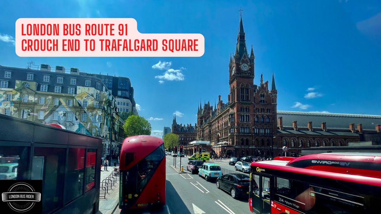 I rode London Bus 91 to observe  St. Pancras Renaissance London Hotel Join and see it too