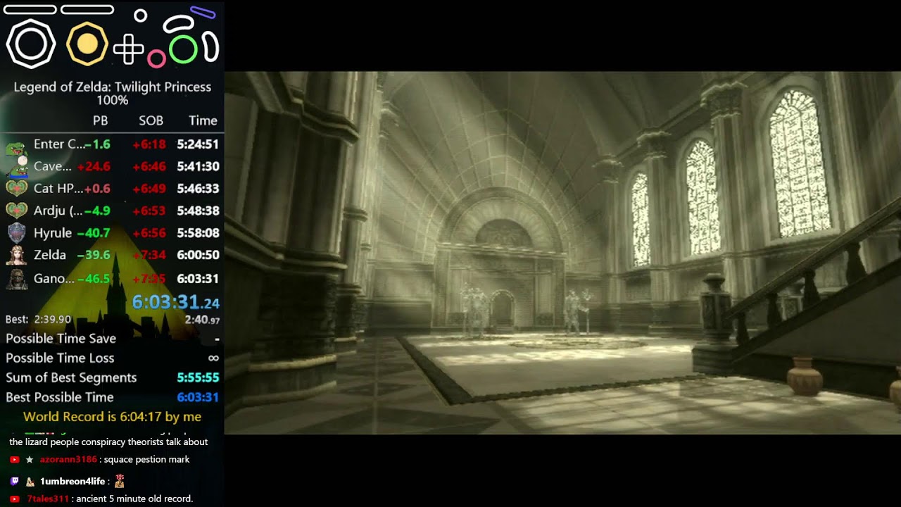 Twilight Princess 100% speedrun
