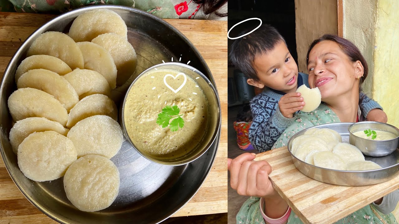 First time Suji Ki Idli Banai 🍛😍