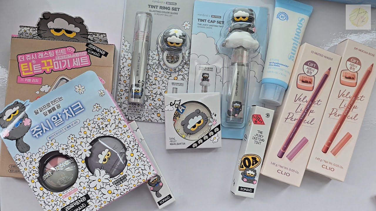 Cute K-Beauty Haul from YesStyle - under $75 #romand #etude #롬앤 #하울 #조아 