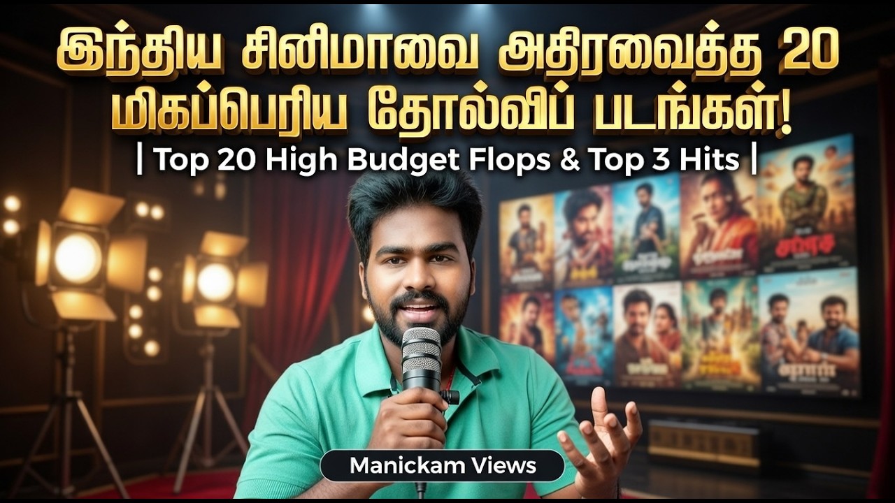 இந்திய சினிமாவை அதிரவைத்த 20 மிகப்பெரிய தோல்விப் படங்கள்! | Top 20 High Budget Flops & Top 3 Hits |