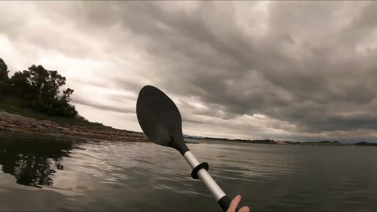 Kayaking to a wee island on Strangford lough