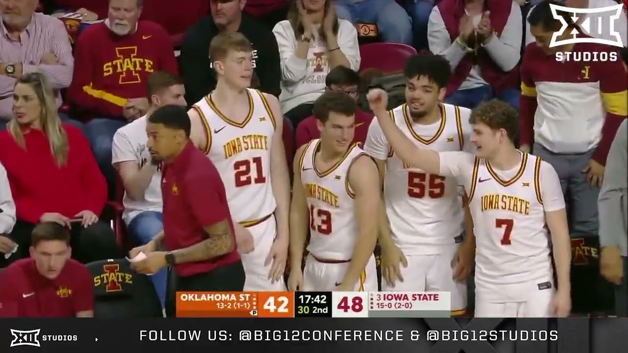 Iowa State Men's Basketball Highlights vs. Oklahoma State - January 10, 2026