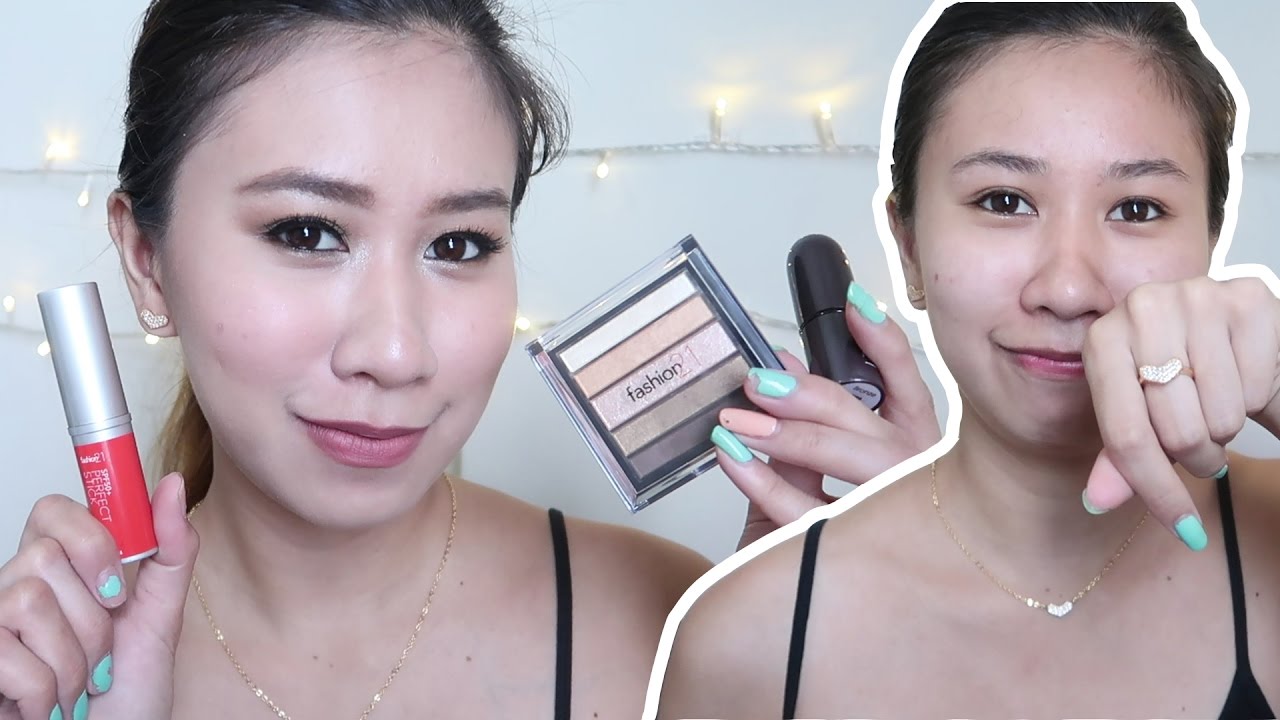 FASHION 21 ONE BRAND MAKEUP TUTORIAL! Tagalog | Chinkytita