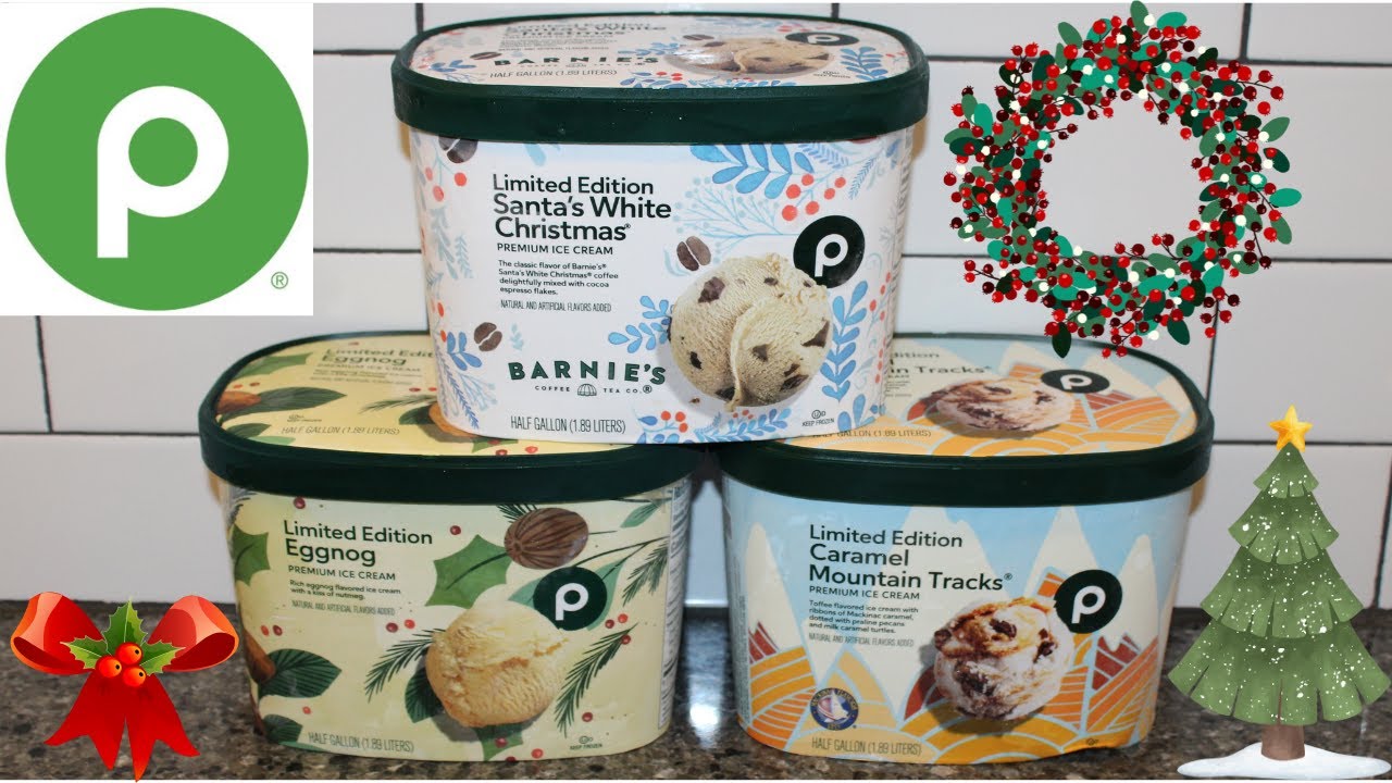 Мороженое Publix: Белоснежное Рождество Санты, Эгг-ног и Карамельные горные трассы