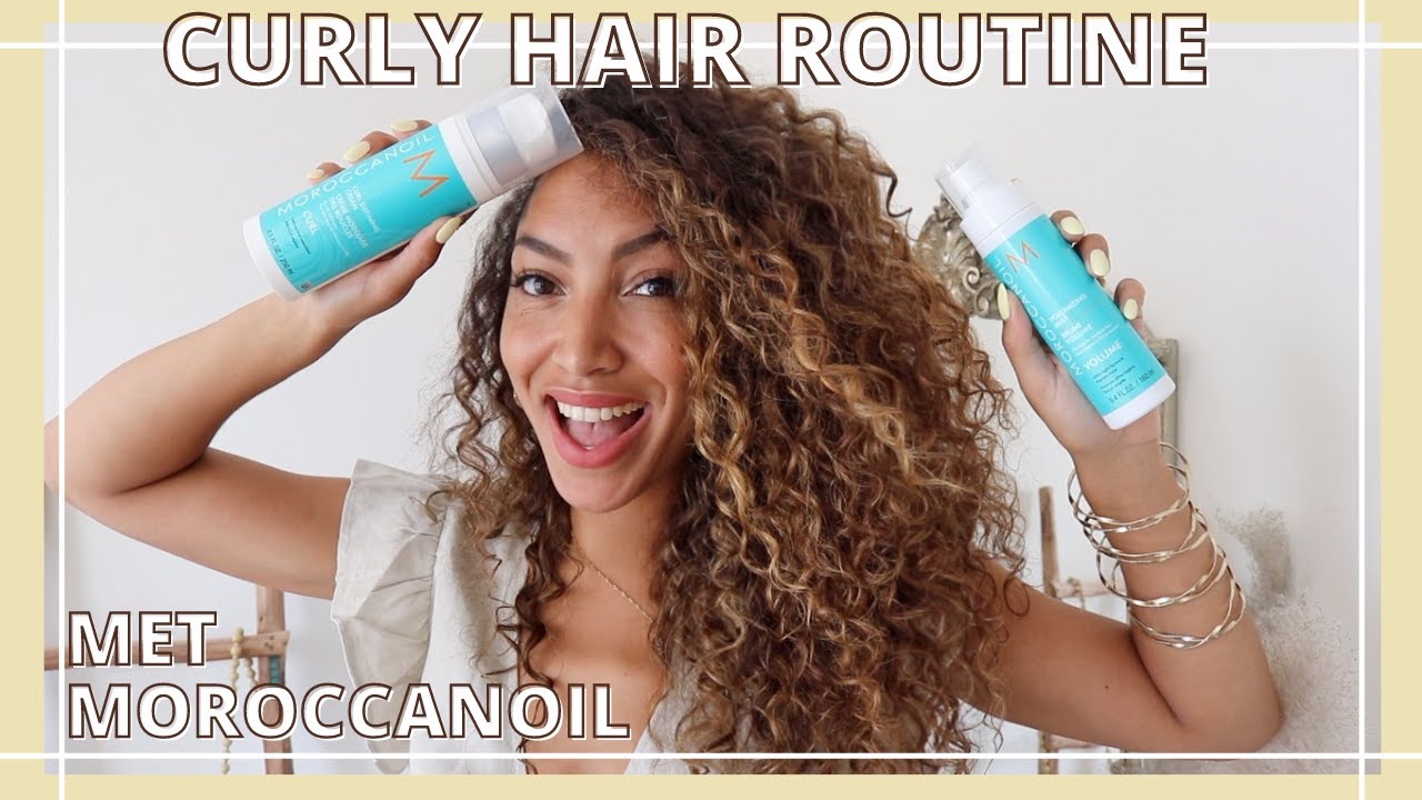 MIJN CURLY HAIR ROUTINE met Moroccanoil // Larissa Bruin
