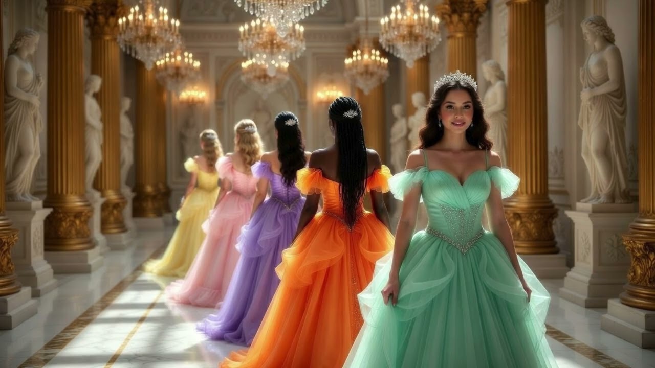 Ready for the Ball - Princess Gowns | Frame TV Art | screensaver for you to loop | vestidos