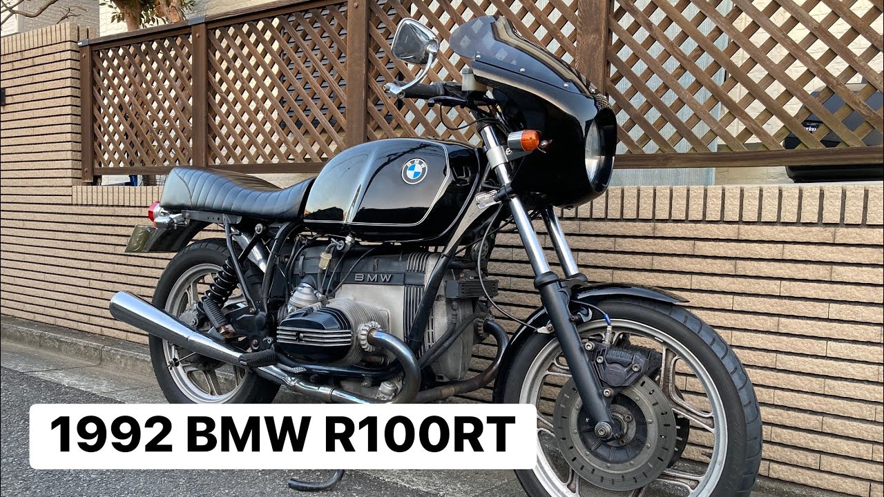 BMW R100RT 1992 года выпуска, чёрный. Техосмотр действителен до апреля 2026 года. Лёгкий, надёжны...