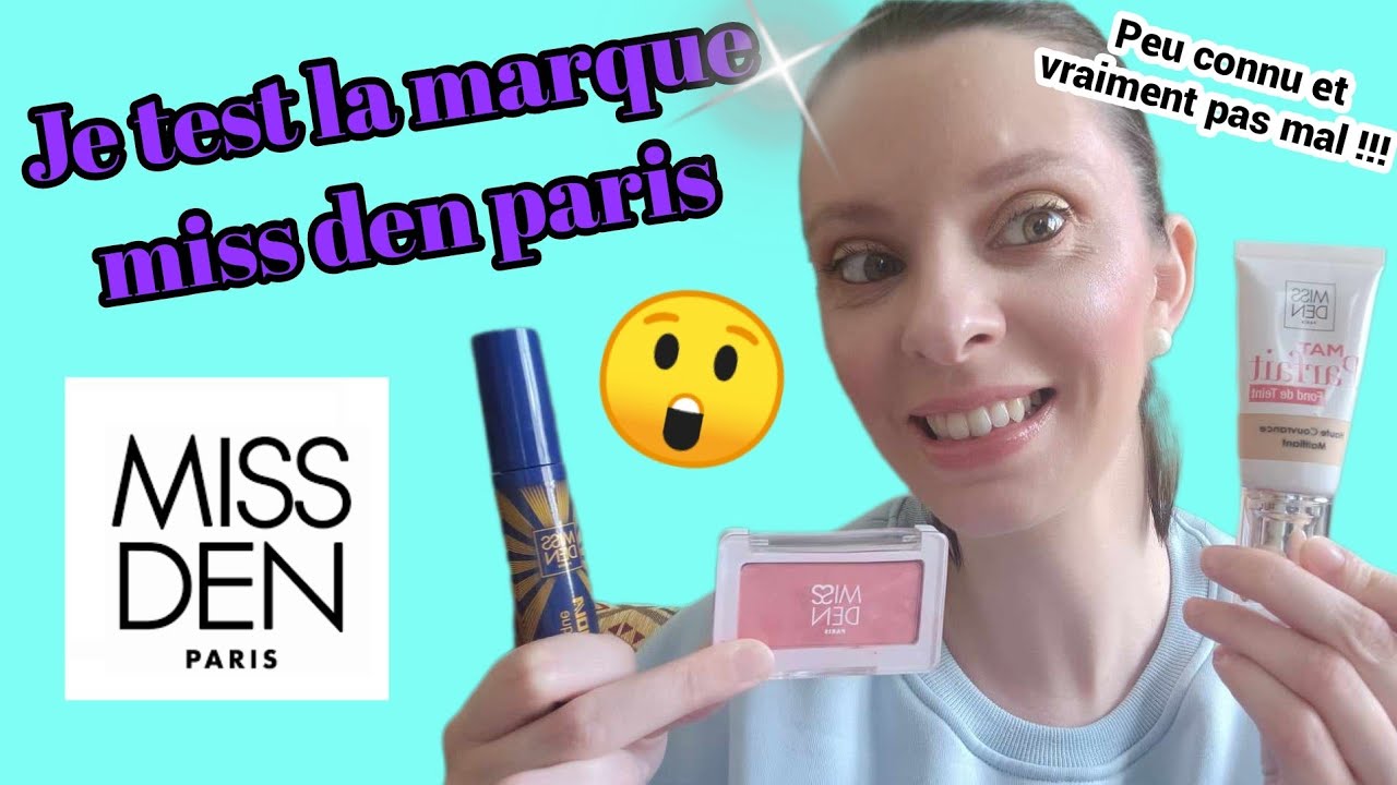 je teste la marque miss den paris , pas mal du tout👍😁