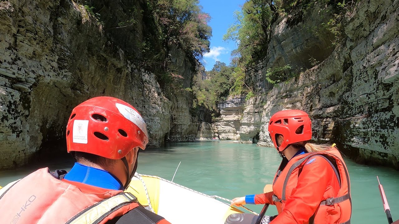 Albania, Rafting in Osumi Canyon
