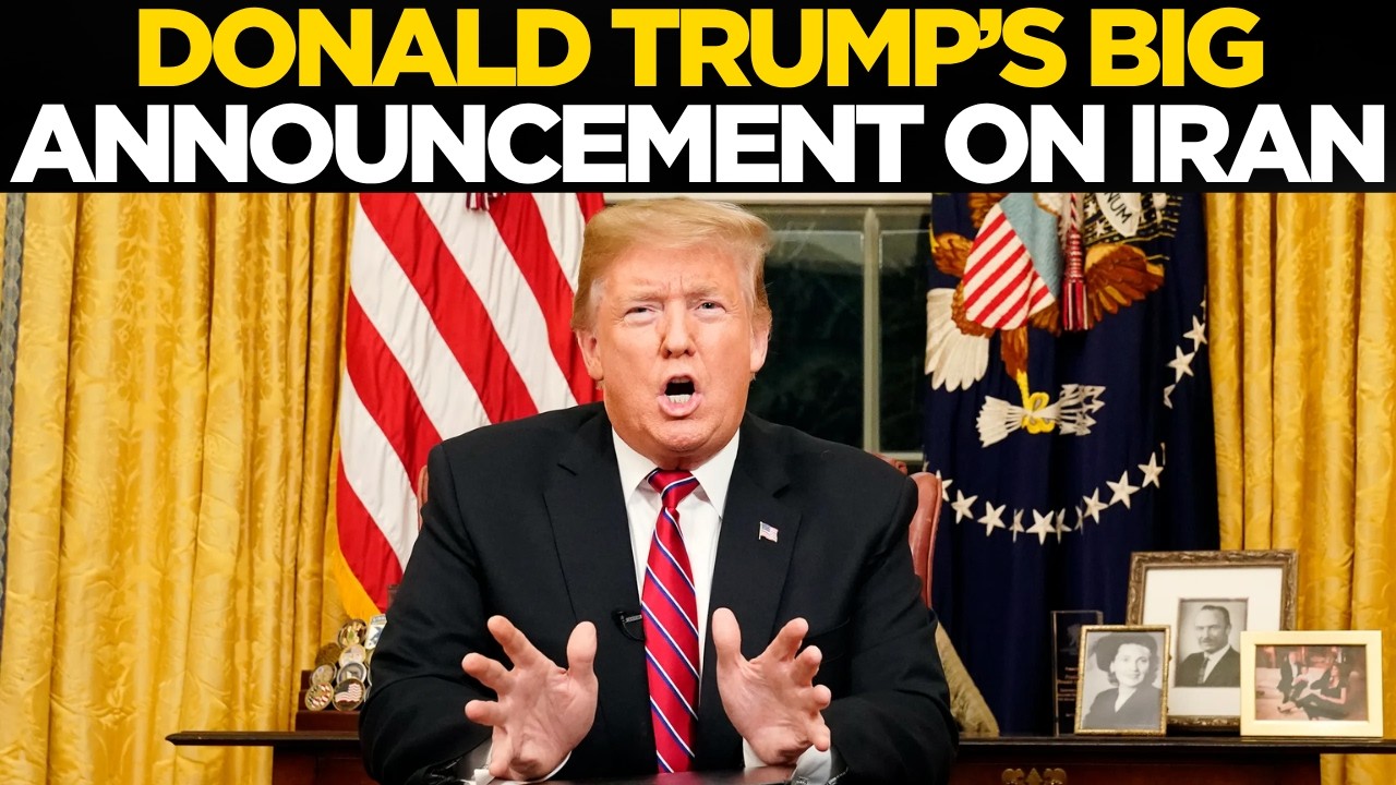 Trump Announcement LIVE | Trump On Iran LIVE | US-Iran LIVE | Trump's Announcement Live | US News