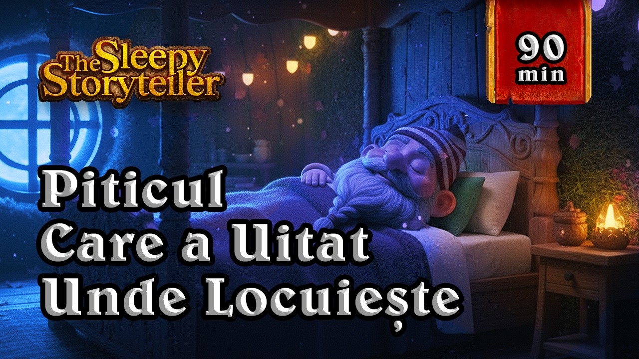 PITICUL CARE A UITAT UNDE LOCUIEȘTE 💤🍄 | Poveste Magică de Noapte Bună + 90min Muzica Somn Usor