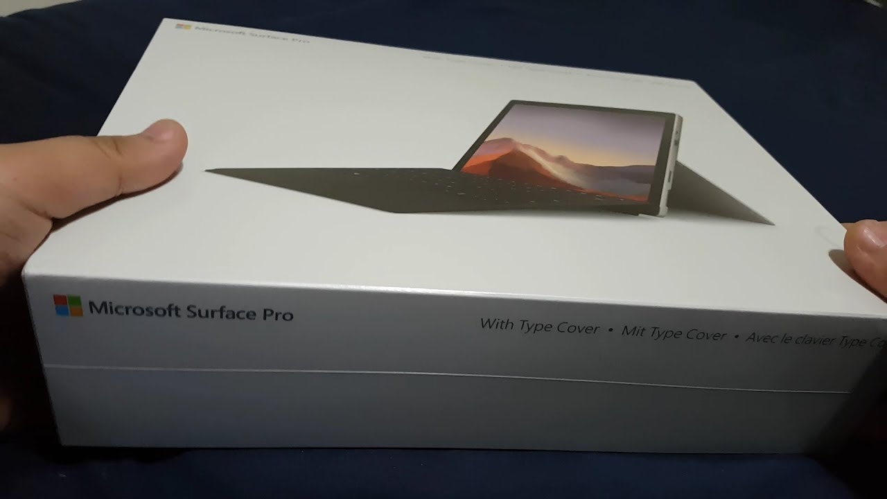 Microsoft Surface Pro 7 Unboxing || 10th Intel Core I5 CPU and 256GB SSD/8GB RAM
